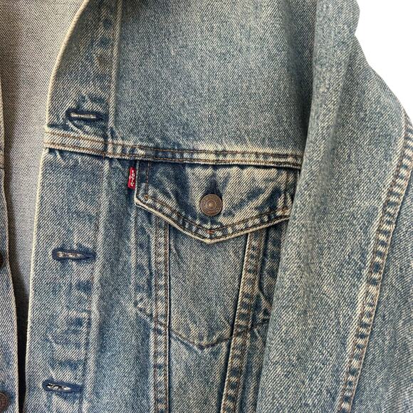 Vintage 70s Levi's Denim Trucker Jacket Jean Jacket Sz S - Picture 2 of 8